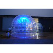 lighted inflatable dome tent